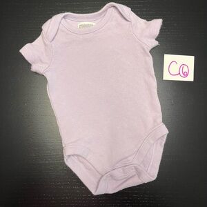 ⭐️2/$5.00⭐️ Gymboree NB Light Purple Onesie